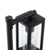 Lucande Bolardo luminoso Siveta, 100 cm de altura, negro, E27, IP65