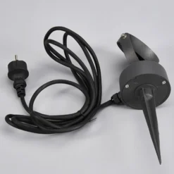 Lucande foco exterior LED Gavin, 33 cm, antracita, aluminio