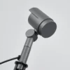 Lucande foco LED con pica Beatrix, antracita, aluminio, 45,7cm