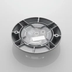 Lucande Foco LED de suelo Jeffrey, plateado, 1 salida de luz