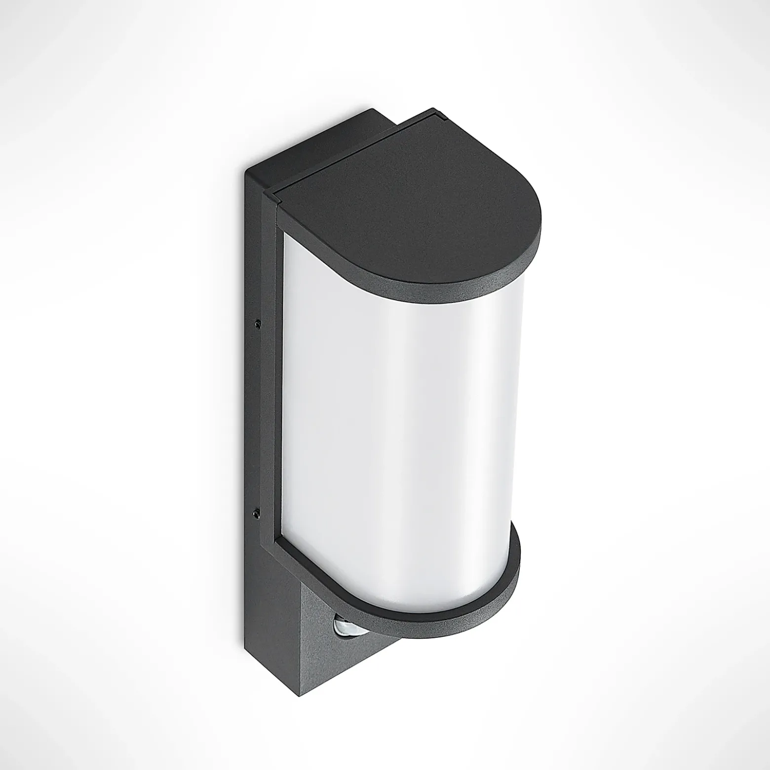 Lucande Jokum aplique LED de exterior, IP54 sensor