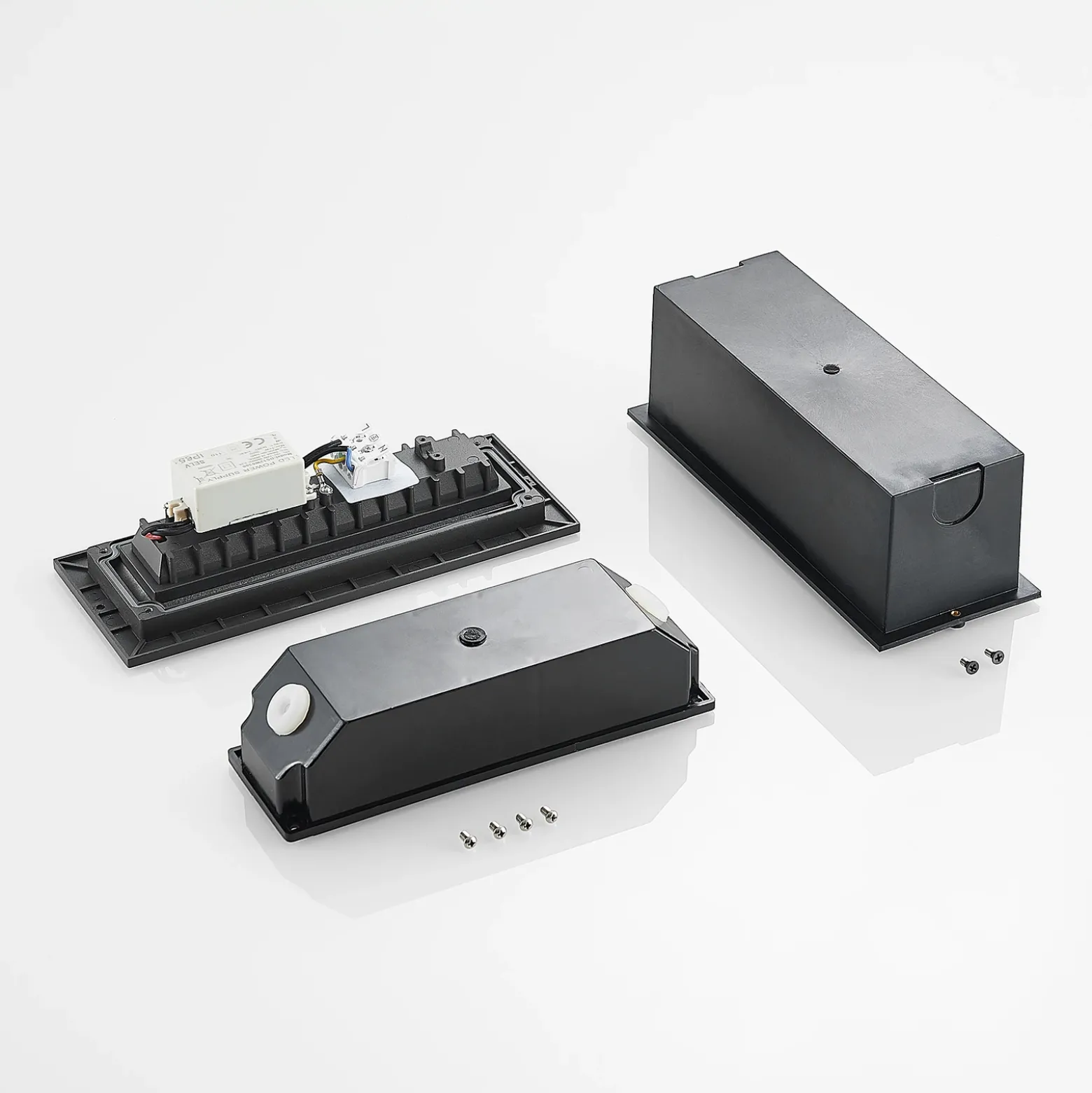 Lucande Lachlain aplique LED empotrado de exterior