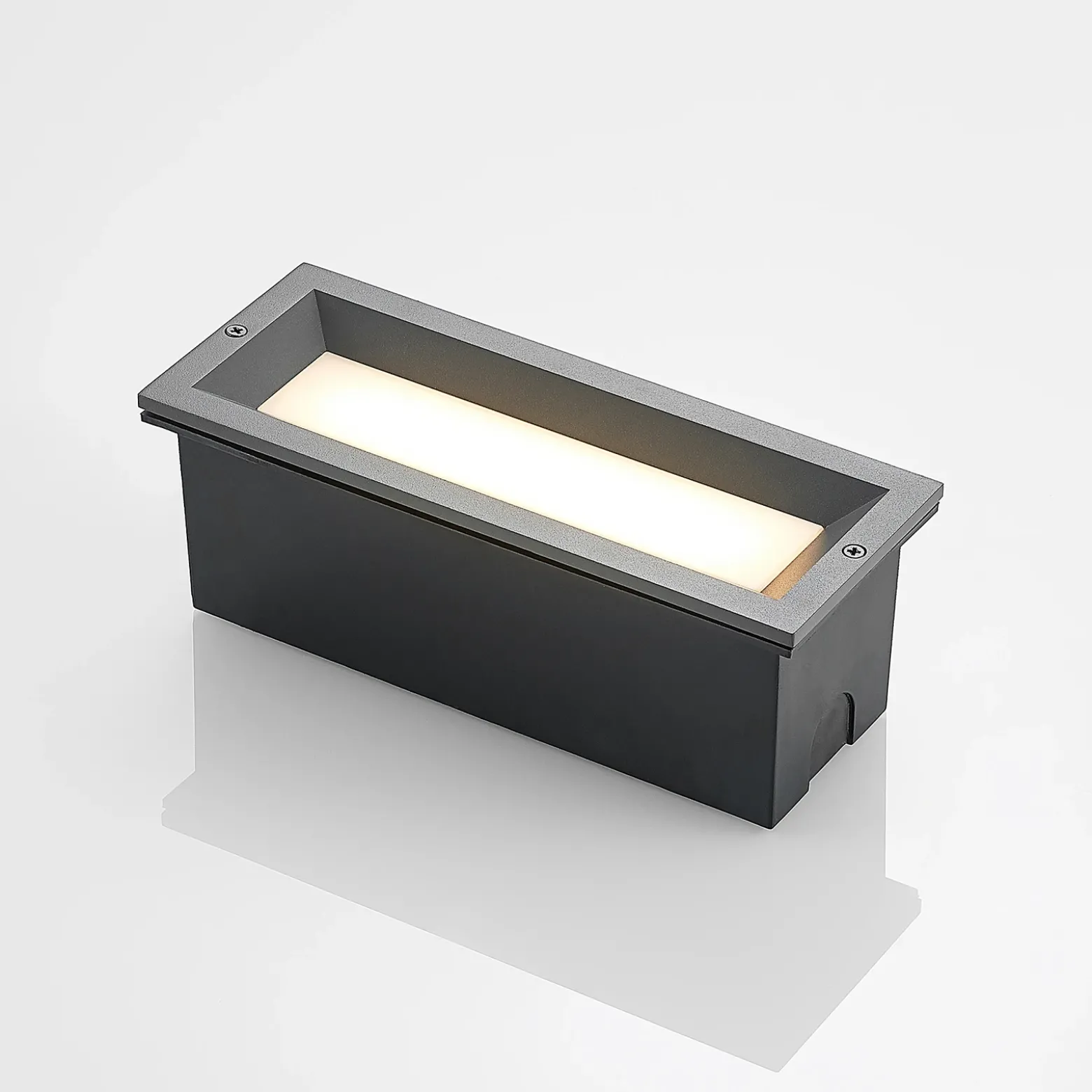 Lucande Lachlain aplique LED empotrado de exterior