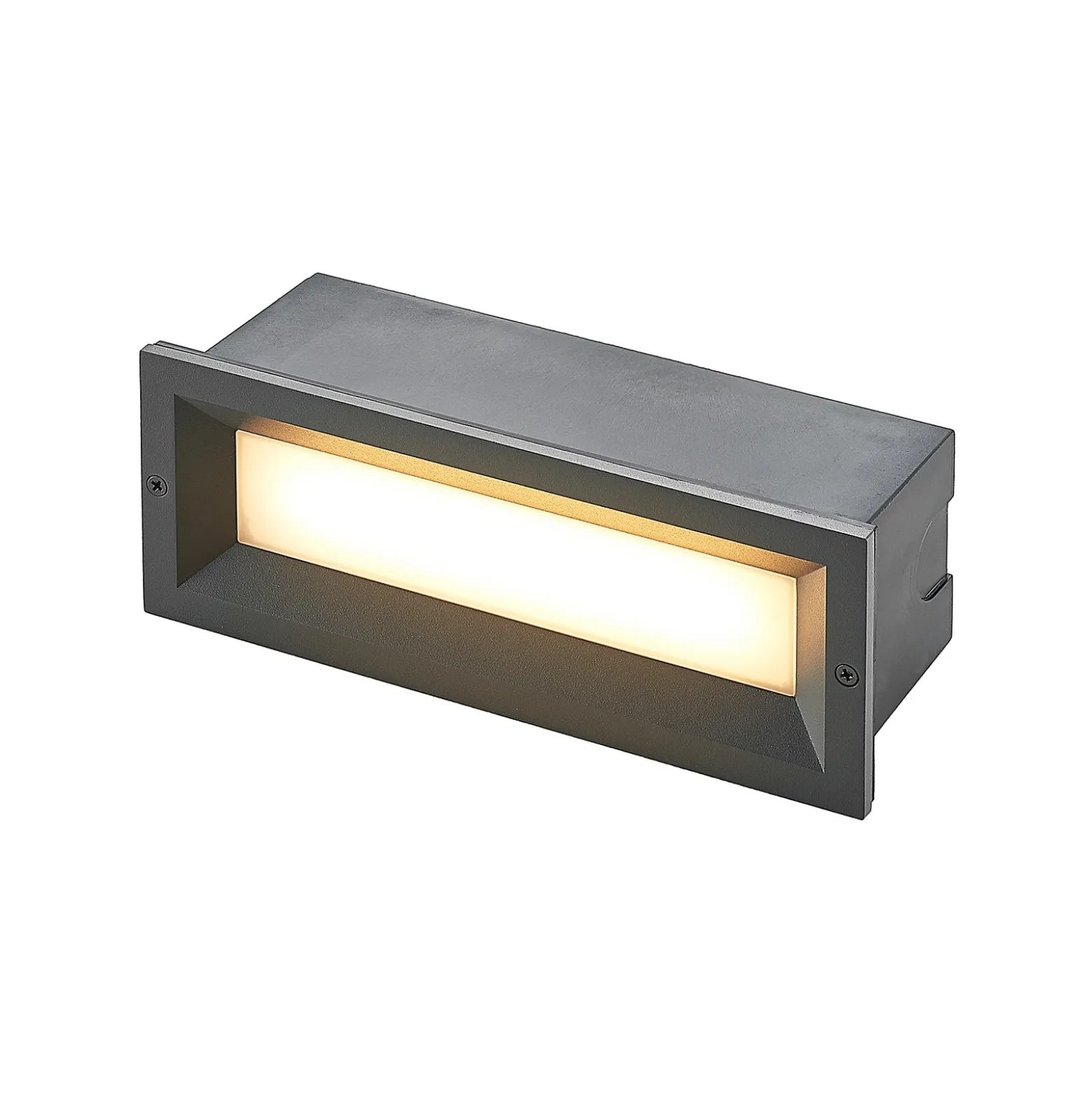 Lucande Lachlain aplique LED empotrado de exterior