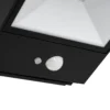 Lucande LED aplique para exterior Dava, altura 5 cm, sensor