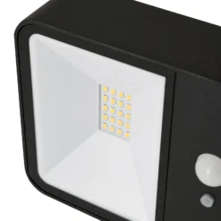 Lucande LED aplique para exterior Dava, altura 5 cm, sensor