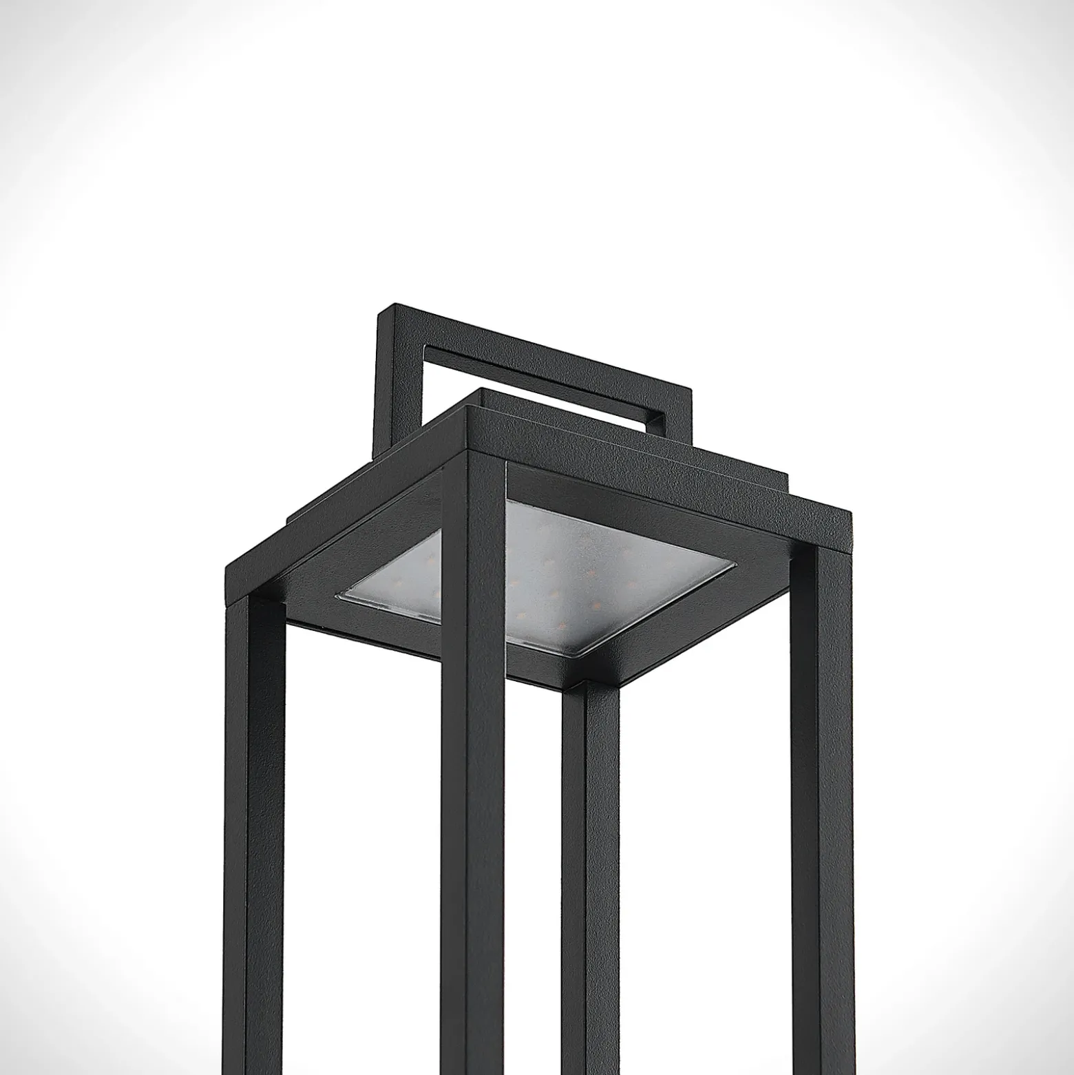 Lucande LED lámpara de exterior Mirina, negro, batería recargable,