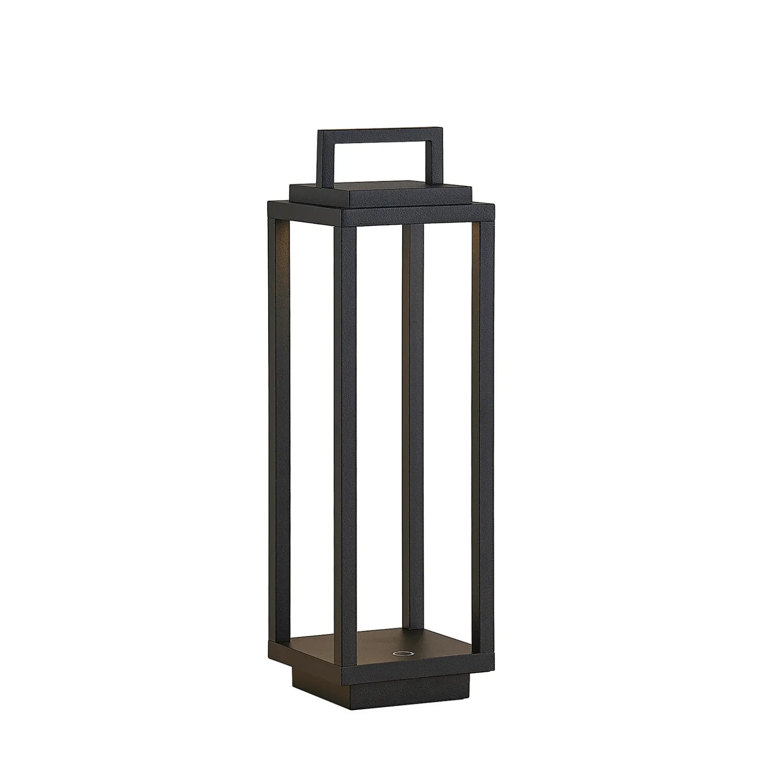 Lucande LED lámpara de exterior Mirina, negro, batería recargable,