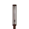 Lucande lámpara de exterior Alivaro, color óxido, 220 cm, E27, IP65