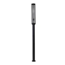 Lucande lámpara de exterior Alivaro, negro, 220 cm, E27, IP65
