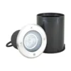 Lucande Lámpara de suelo LED empotrable Jos, redonda, orientable, IP67