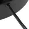 Lucande lámpara de terraza Marrin, negro, metal, Ø 46cm