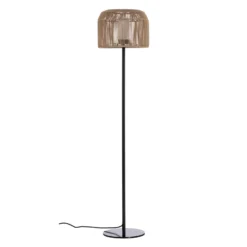 Lucande lámpara de terraza Solvindor, caqui, plástico IP44