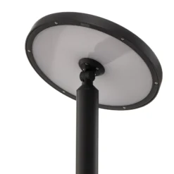 Lucande lámpara exterior LED Akito, antracita, 220 cm, IP54
