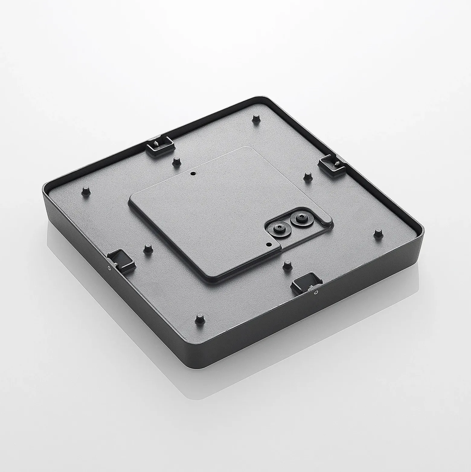 Lucande Lámpara LED de techo para exterior Sora, angular, con sensor, IP54