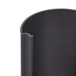 Lucande Lámpara sobremuro Corban, gris, sensor, enchufes, IP44