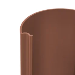 Lucande Lámpara sobremuro Corban, óxido, sensor, enchufes, IP44