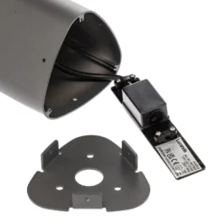 Lucande lámpara sobremuro LED Pirron,50 cm, triangular, IP54