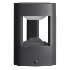 Lucande lámpara sobremuro LED Pirron, 20 cm, triangular, IP54