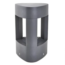 Lucande lámpara sobremuro LED Pirron, 20 cm, triangular, IP54