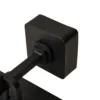 Lucande Milanka aplique de exterior, negro, aluminio, 43 cm