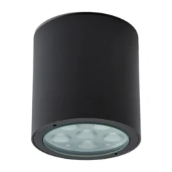 Lucande plafón LED Meret, redondo, antracita, metal