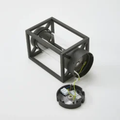 Lucande, plafón para exterior Ferda, 29 cm, antracita, IP44