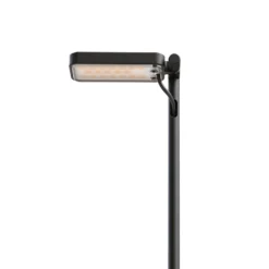 Luceplan Bolardo luminoso LED Flia, 180 cm de altura, negro, plástico