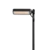 Luceplan Bolardo luminoso LED Flia, 2 luces, negro, plástico