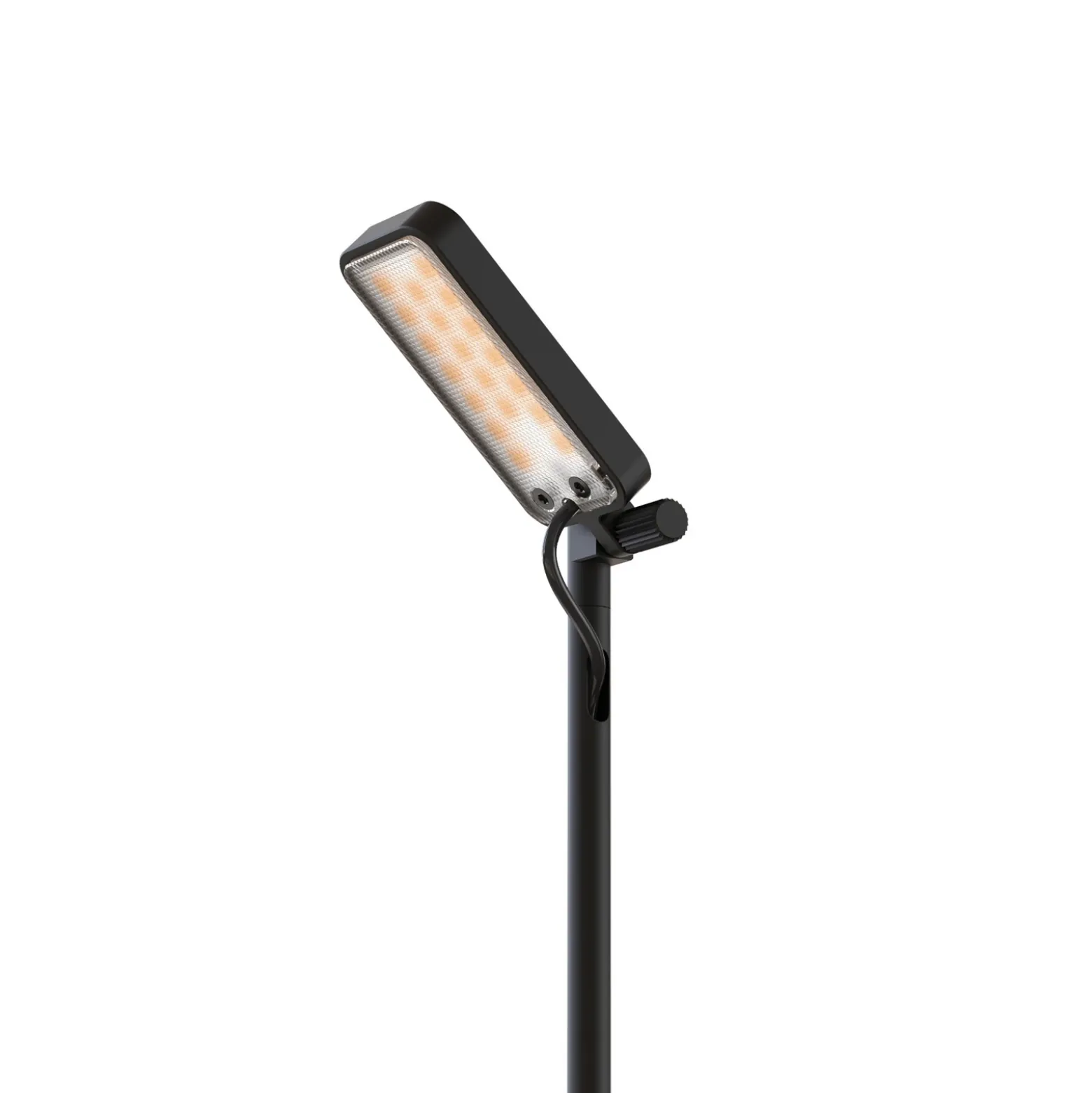 Luceplan Bolardo luminoso LED Flia, 2 luces, negro, plástico