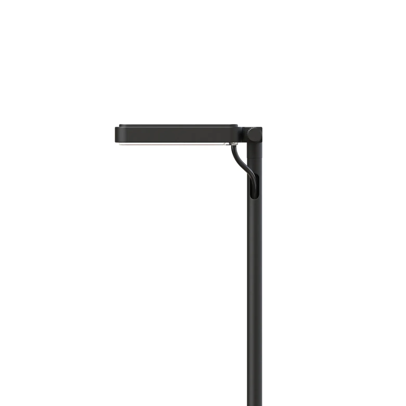 Luceplan Bolardo luminoso LED Flia, 2 luces, negro, plástico
