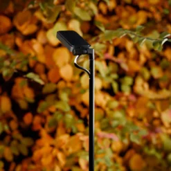 Luceplan Bolardo luminoso LED Flia, 120 cm de altura, negro, plástico