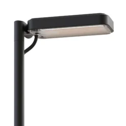 Luceplan Bolardo luminoso LED Flia, 75 cm de altura, negro, plástico