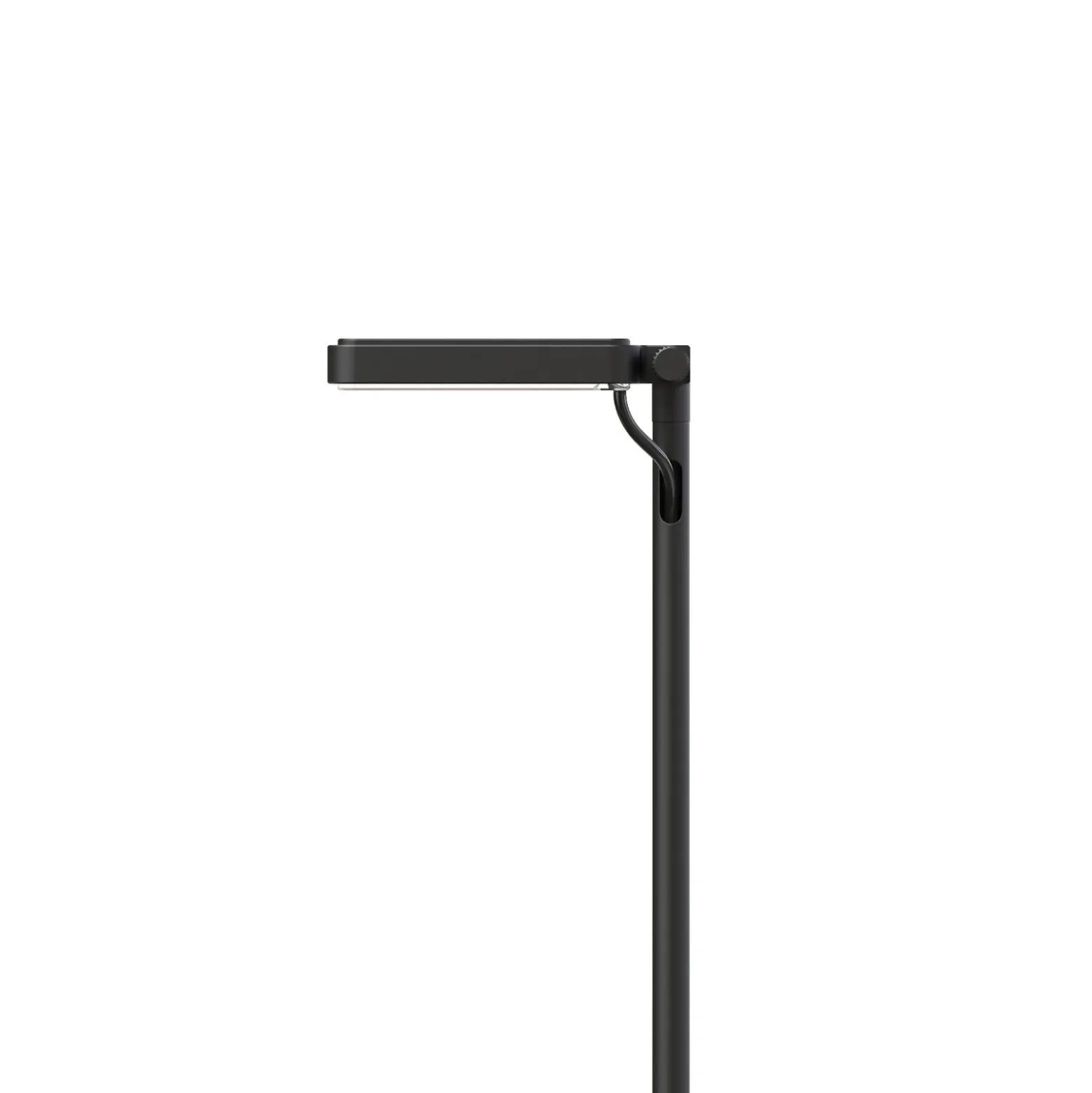 Luceplan Bolardo luminoso LED Flia, 3 luces, negro, plástico