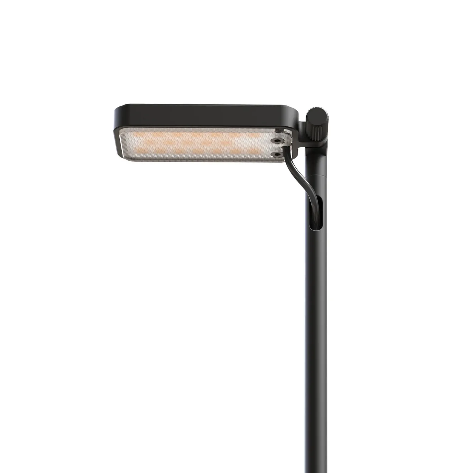 Luceplan Bolardo luminoso LED Flia, 3 luces, negro, plástico