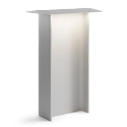 Luceplan Fienile bolardo LED 72 cm gris claro