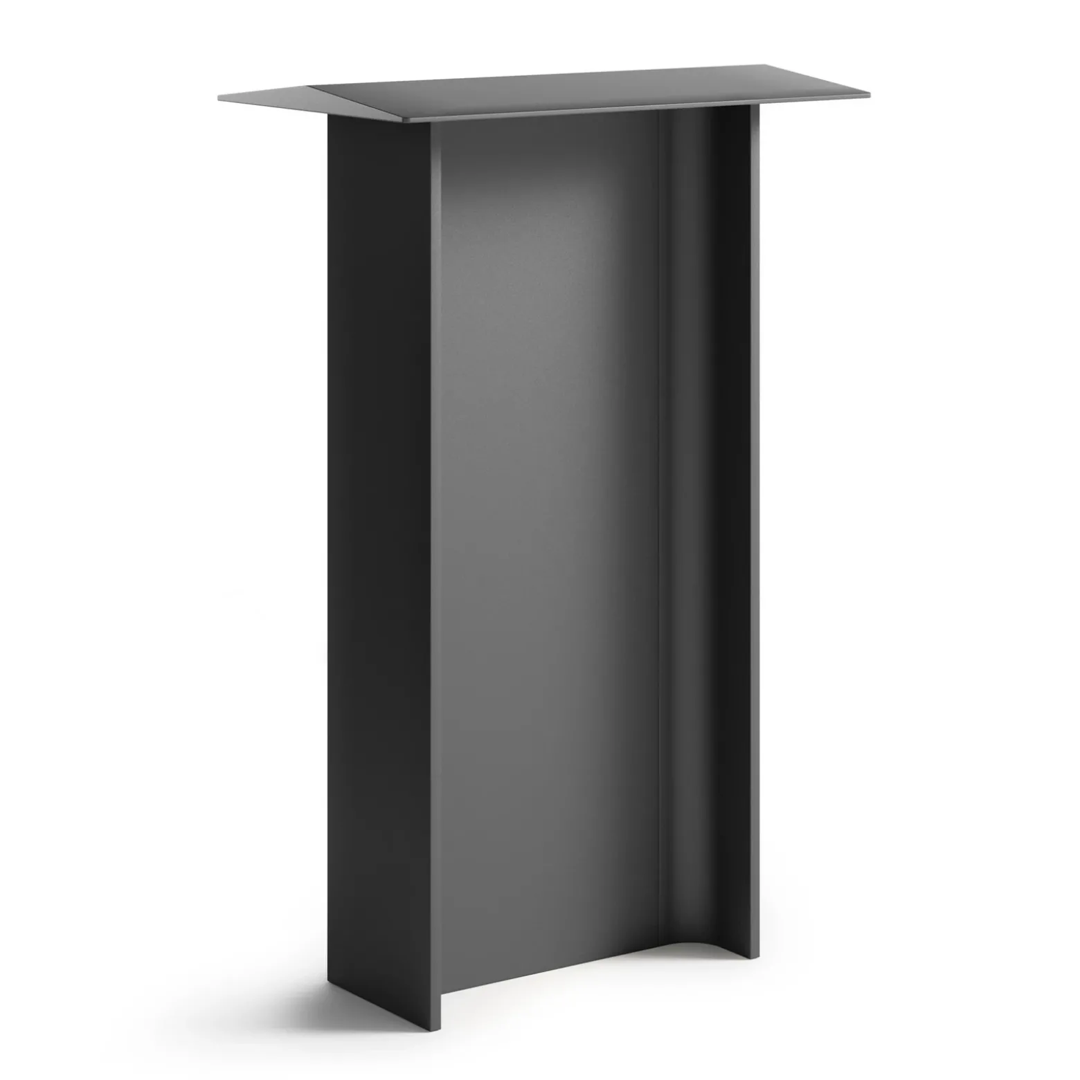 Luceplan Fienile bolardo LED 72 cm gris oscuro