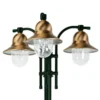 3 luces farola Toscane, verde
