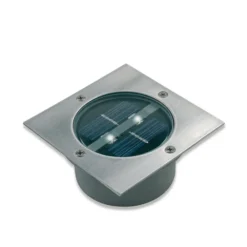 Lugo foco de suelo LED empotrable, IP44, 10,5 x 10,5 cm
