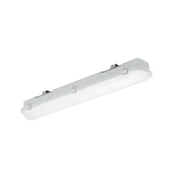 Luminaria LED con difusor RESISTO, gris claro, 65 cm, 15 W, 840, IP66
