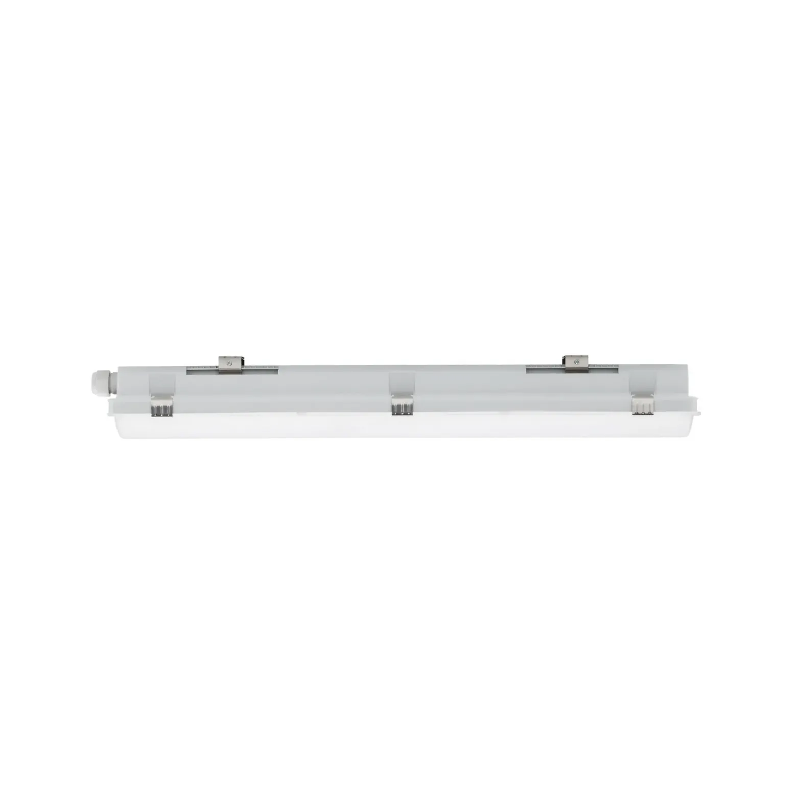 Luminaria LED con difusor RESISTO, gris claro, 65 cm, 15 W, 840, IP66