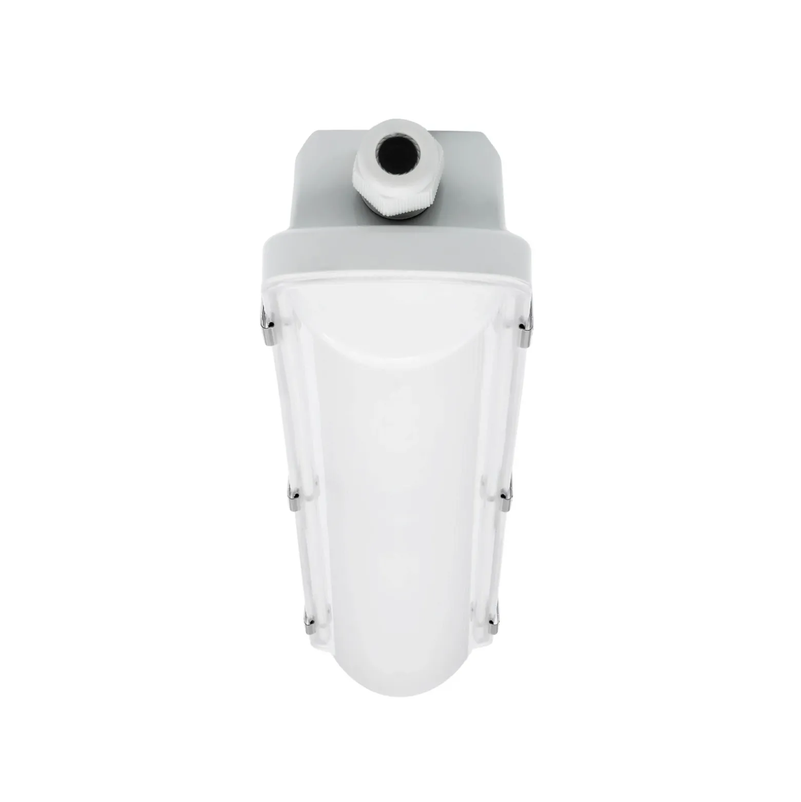 Luminaria LED con difusor RESISTO, gris claro, 65 cm, 15 W, 840, IP66