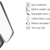 Luz de cámara LED Smartlight 7867-750 WiFi 1.000lm