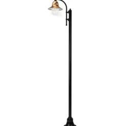1 luz farola TOSCANE 240 cm, negra