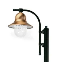 1 luz farola TOSCANE 240 cm, negra