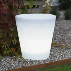 Maceta LED Asís iluminada Ø 37 cm