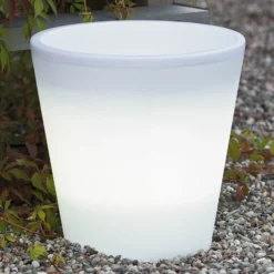 Maceta LED Assisi iluminada Ø 28 cm