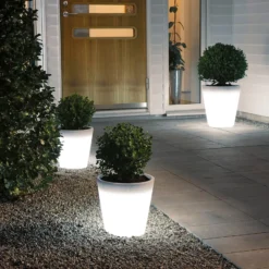 Maceta LED Assisi iluminada Ø 28 cm