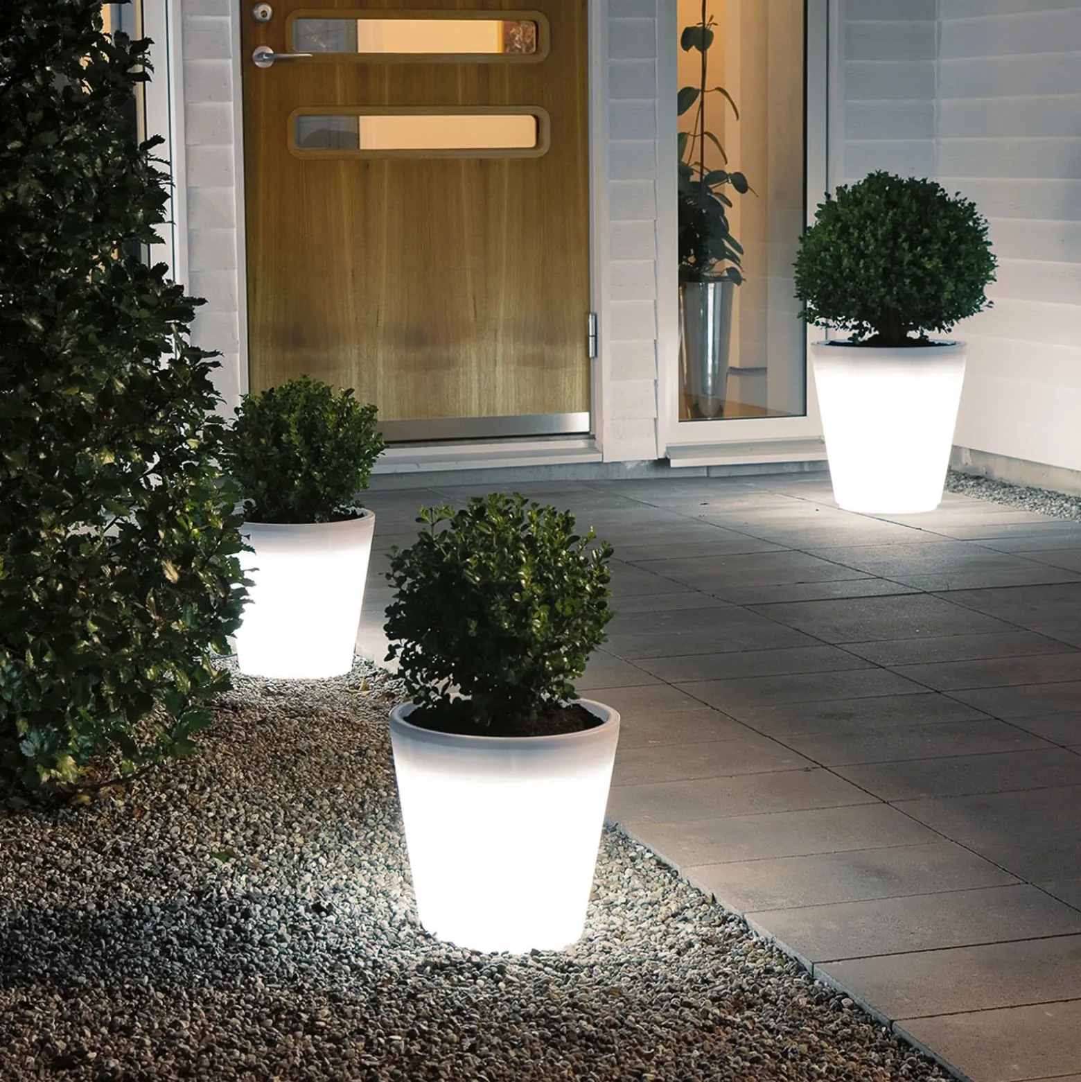 Maceta LED Assisi iluminada Ø 28 cm