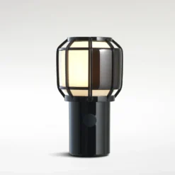 MARSET Chispa de terraza LED de batería IP44 negro